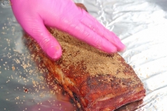 preparing pork ribs