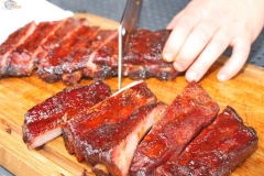 ribs ready and glaced