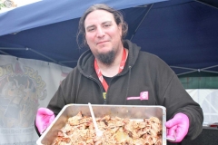Pitmaster showing the Pork - ranked 12th at KCBS Competition ins Salzburg